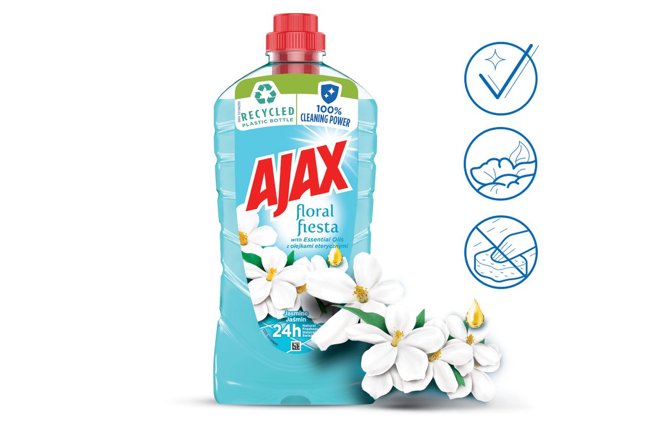 Ajax Płyn Uniwersalny Floral Fiesta Jaśmin 1L