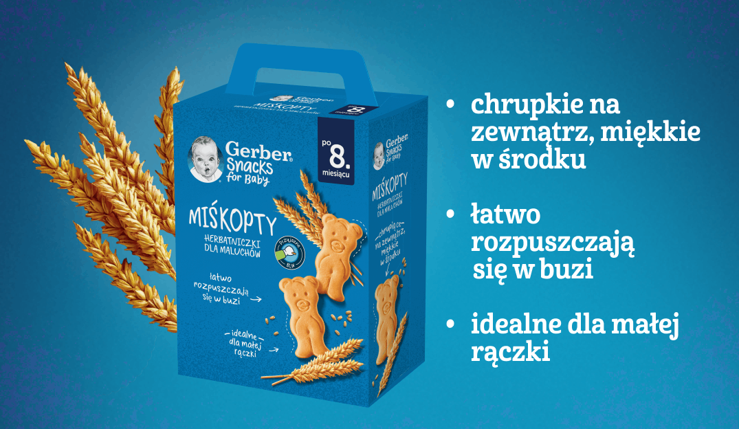 gerber miśkopty- zalety