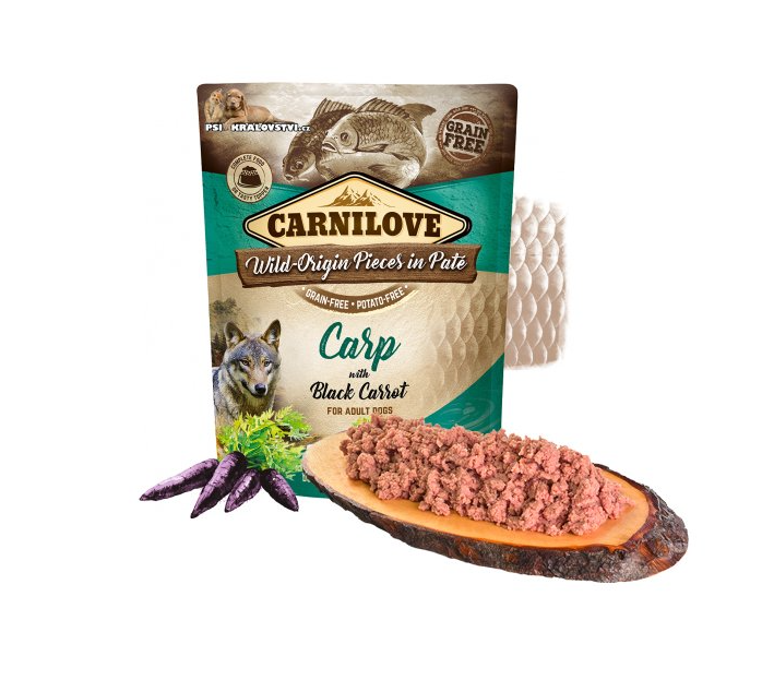 Carnilove Dog Pouch Carp&Black Carrot produkt