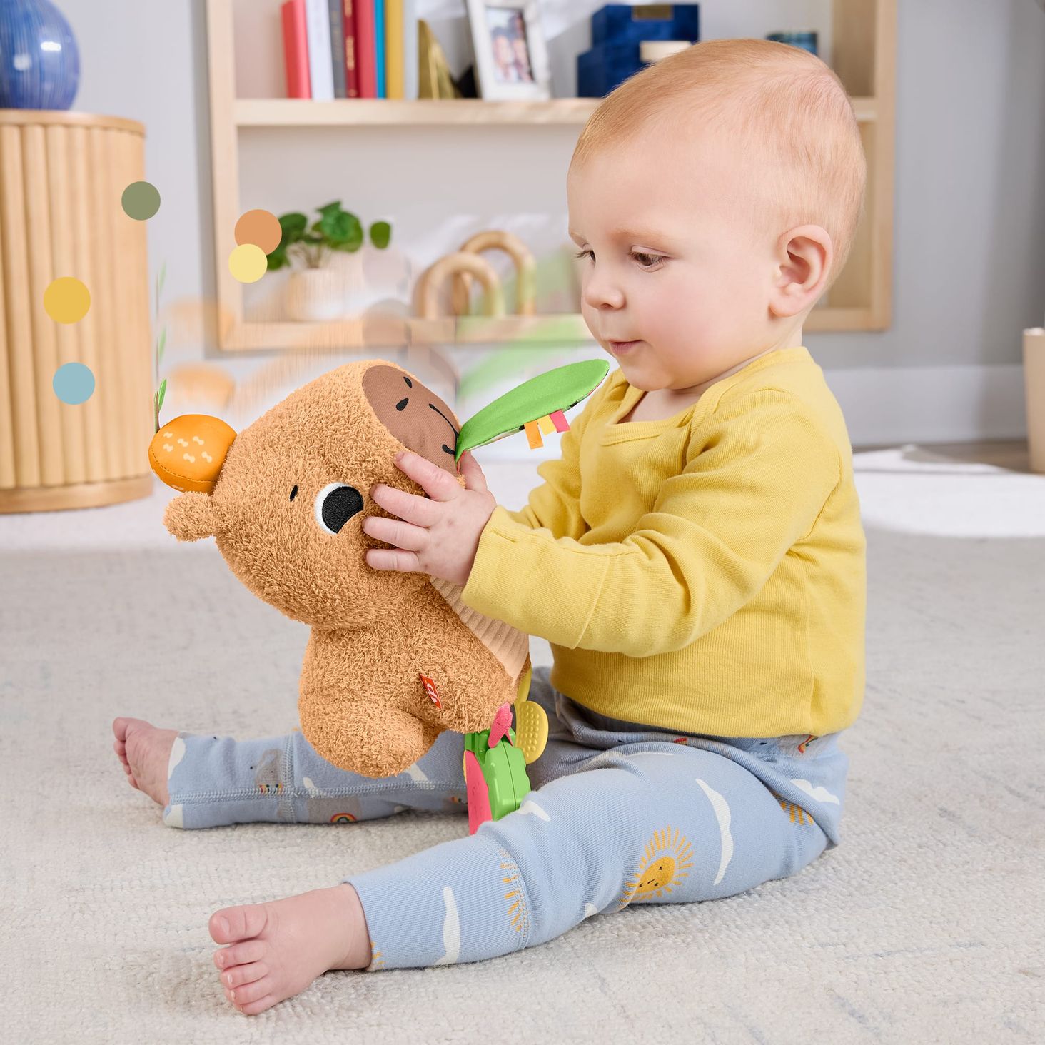 Fisher-Price Kapibara Sensoryczna przytulanka 6