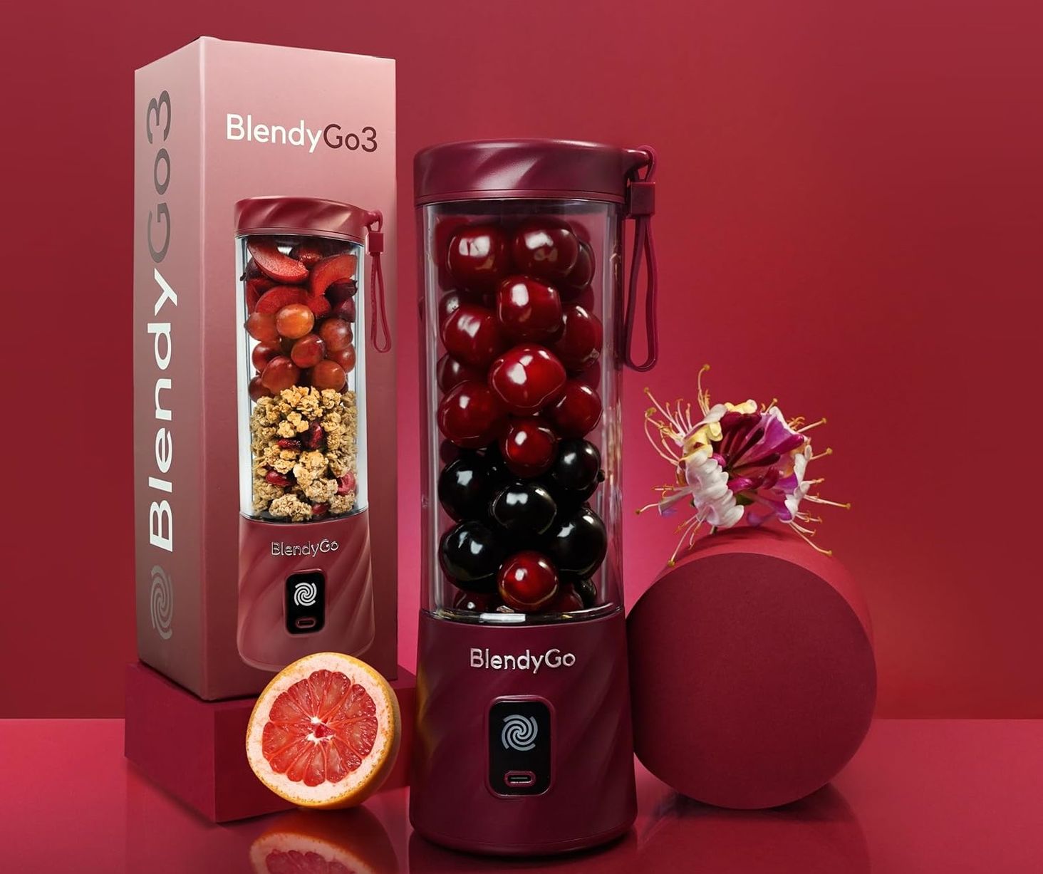 Blendygo 3 Burgundowy -4
