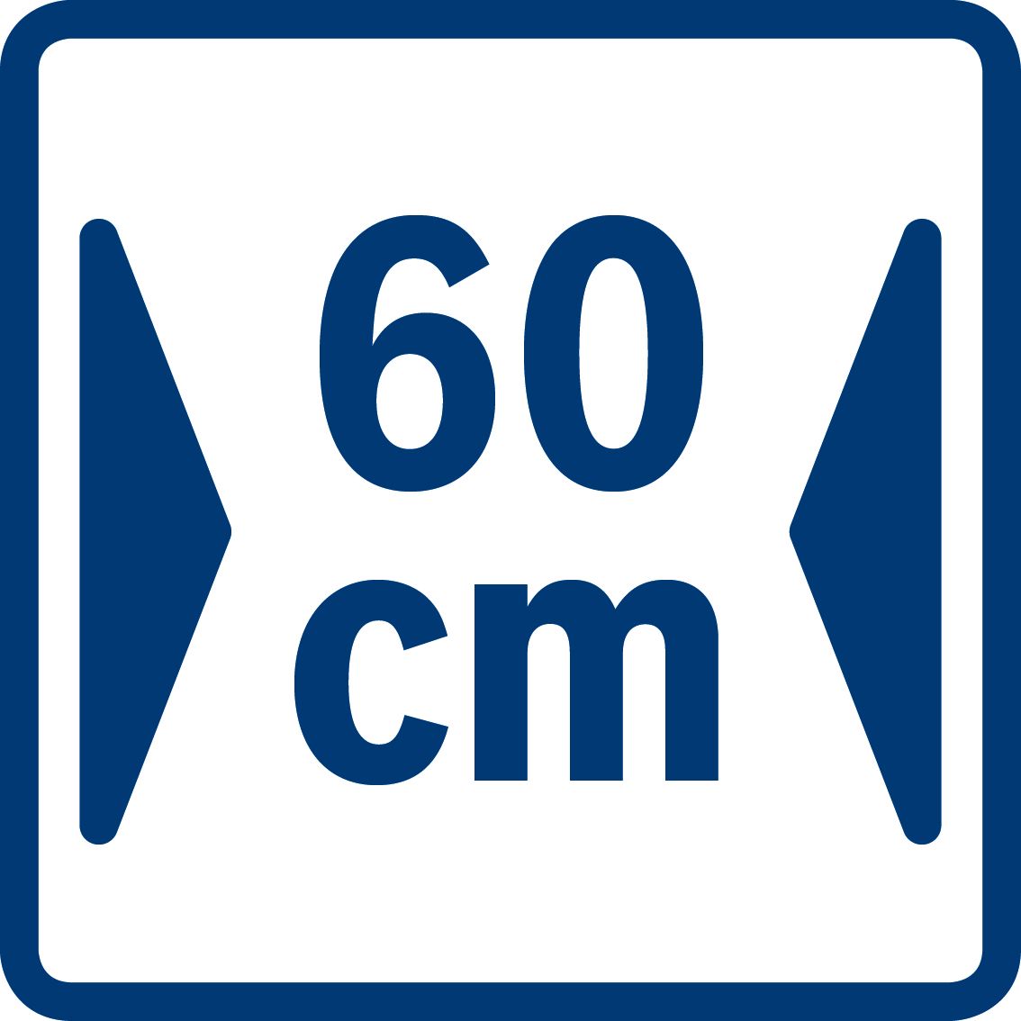 Płyta o szerokości 60 cm