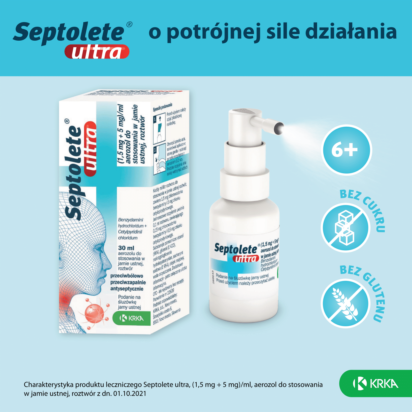 Septolete Ultra Aerozol do stosowania w jamie ustnej - 4