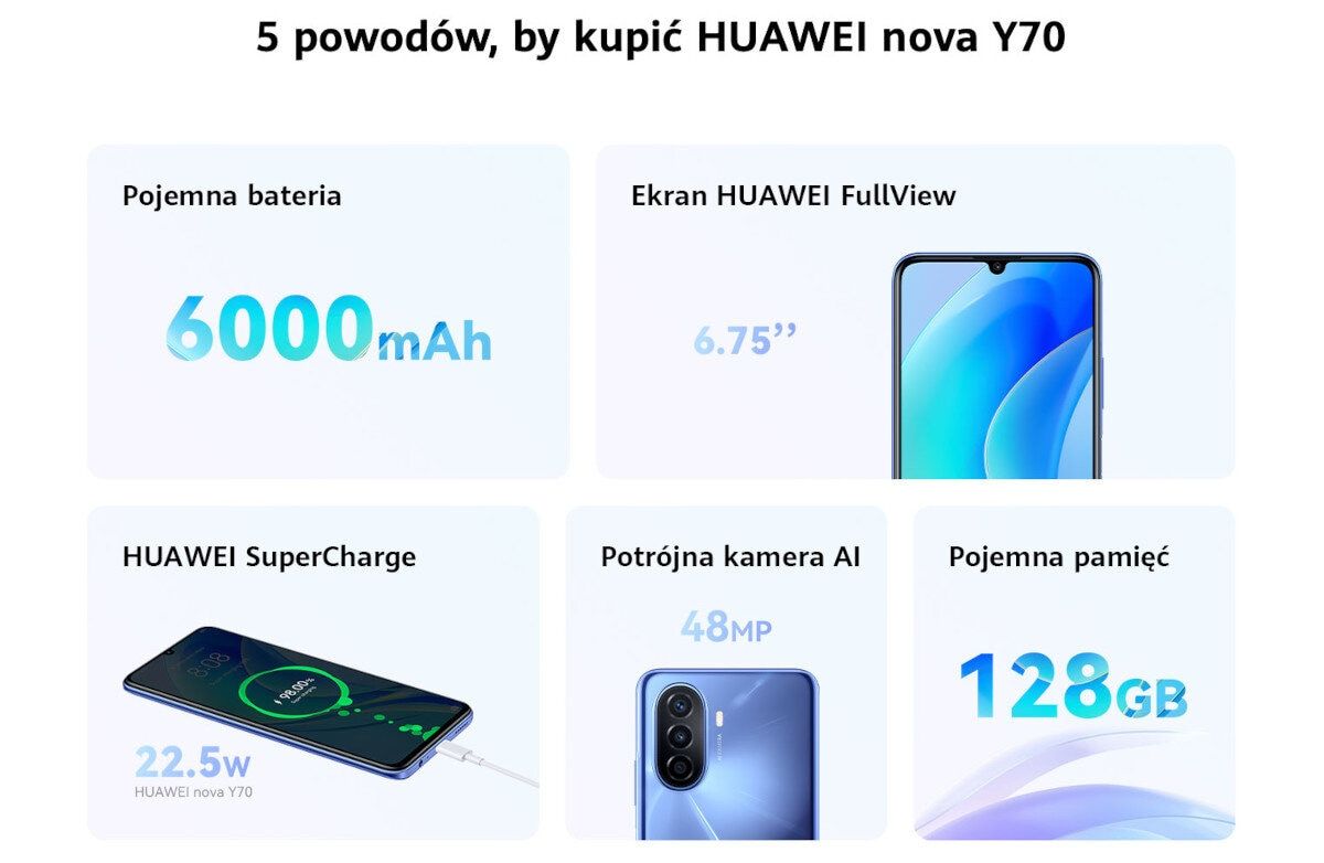 Huawei nova Y70