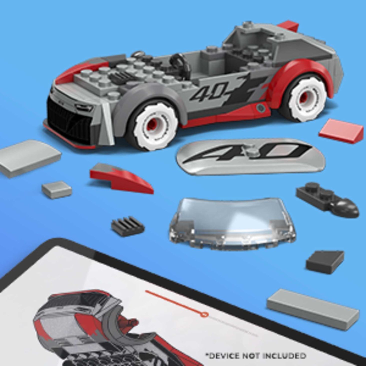 MEGA™ Hot Wheels® Audi RS6 GTO Wyścigówka + figurka 2