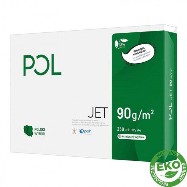 Papier Xero A4 Pol Jet Prime 90g Klasy A 250 ark.