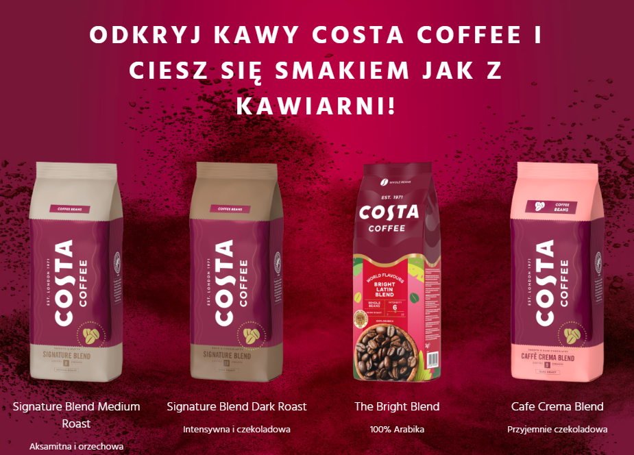 Costa zestaw kaw