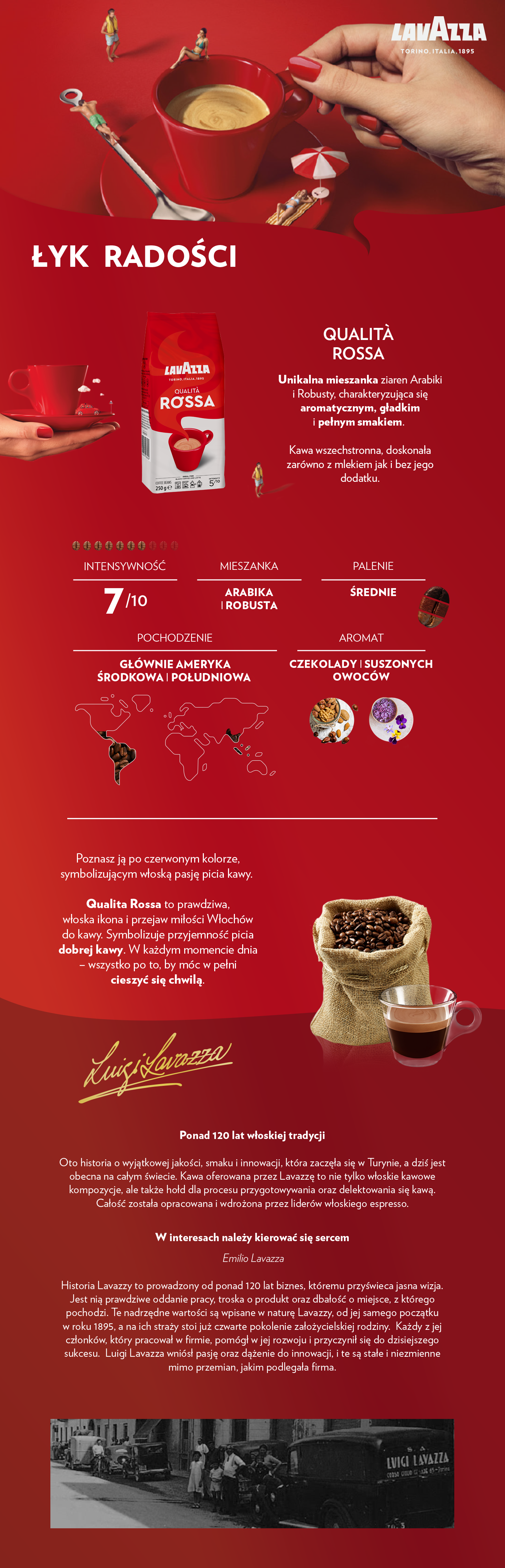 Lavazza Qualita Rossa ziarnista 250g