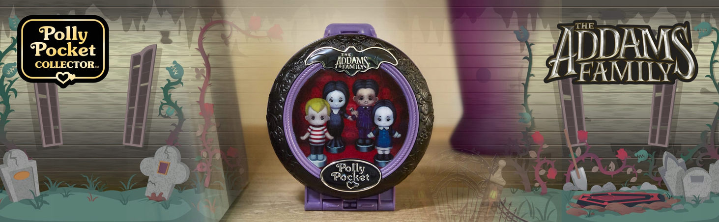 Polly Pocket Rodzina Addamsów Kolekcjonerski zestaw