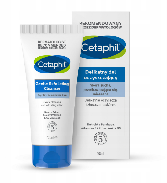 Cetaphil delikatny żel oczyszczający z peelingiem 178 ml