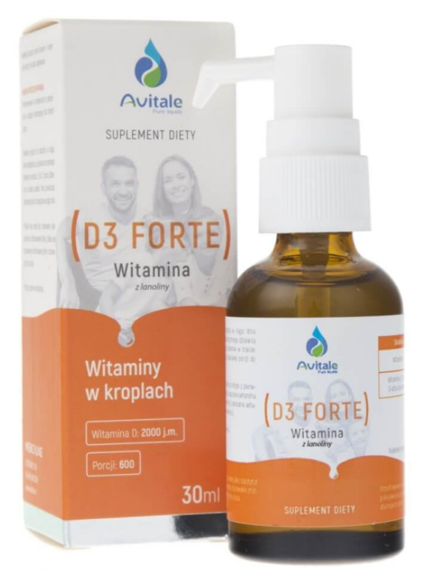 MEDICALINE Avitale witamina D3 forte 30ml