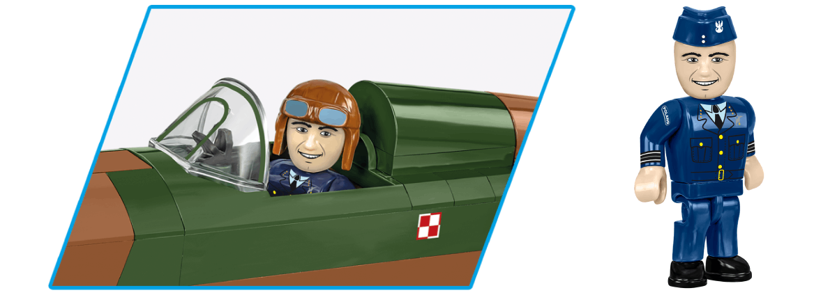 COBI Hawker Hurricane (No.302 Sqn.RAF) figurka