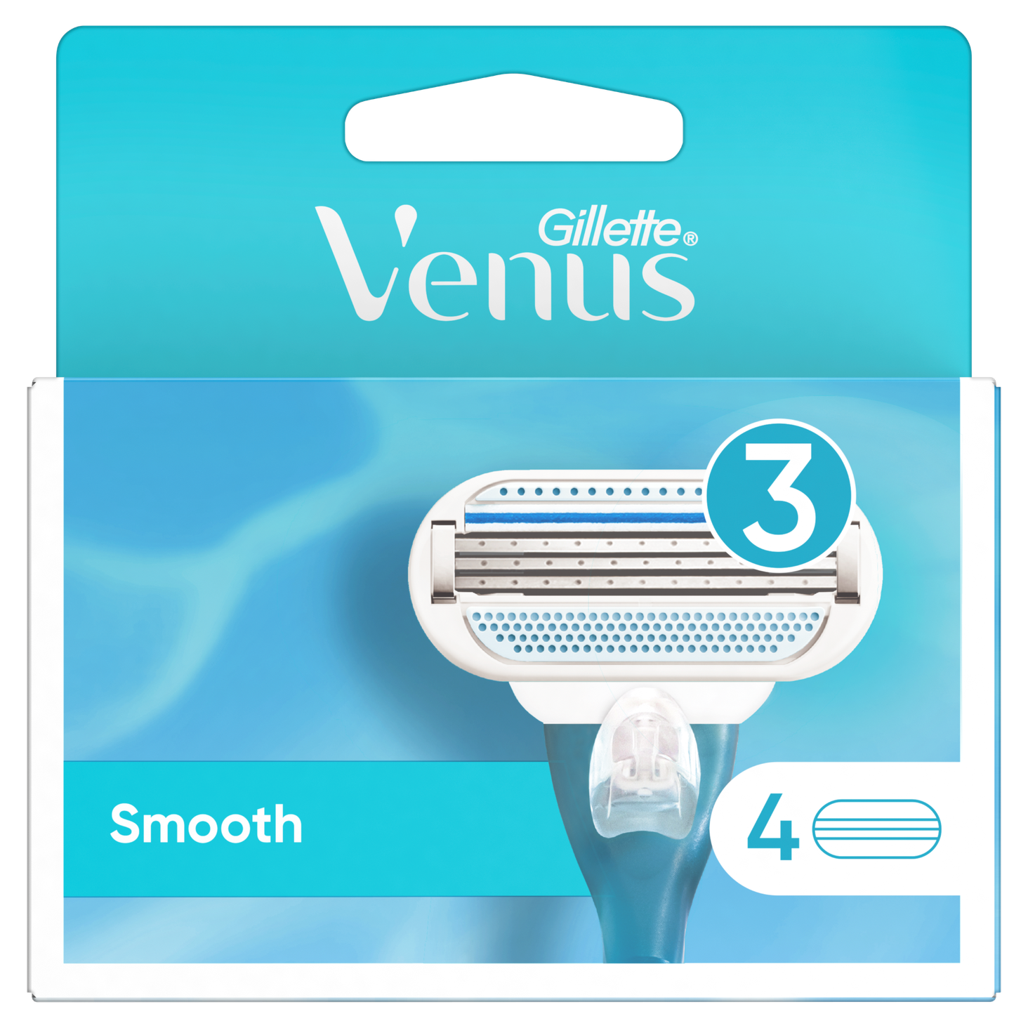 Gillette Venus Smooth Ostrza do maszynki x4