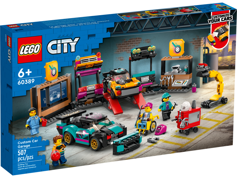 LEGO City 60389 Warsztat tuningowania samochodów
