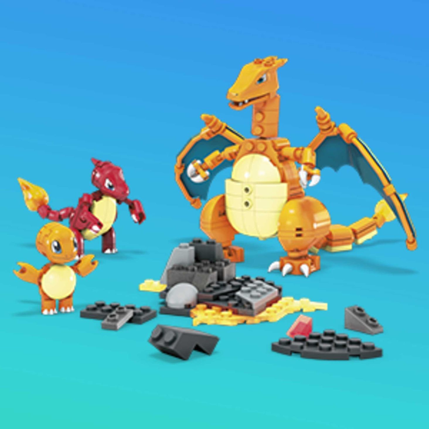 Mega Construx™ Pokémon™ Ewolucja Charmandera2