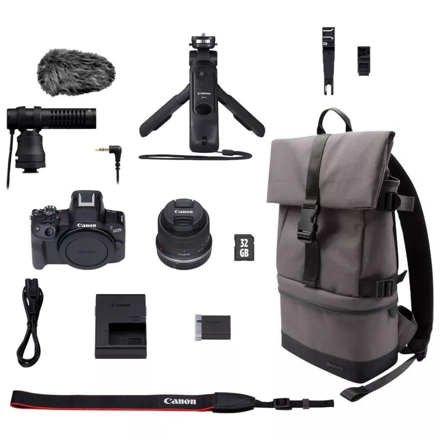 Canon EOS R50 + RF-S 18-45 IS STM Creator Kit