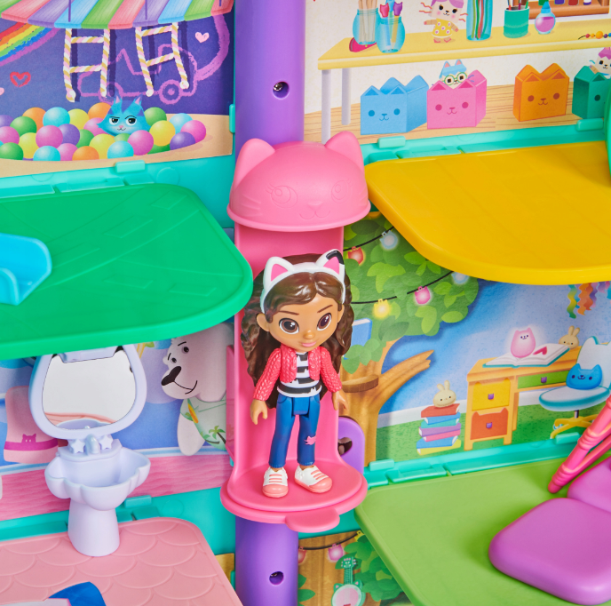 Spin Master Gabby'S Dollhouse Gabi Koci Piętrowy Domek -2