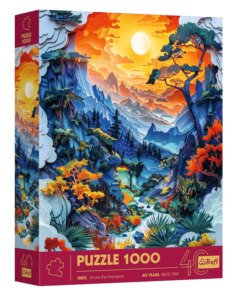 Trefl Puzzle 1000el. 40-lecie Trefl - Dolina 40045
