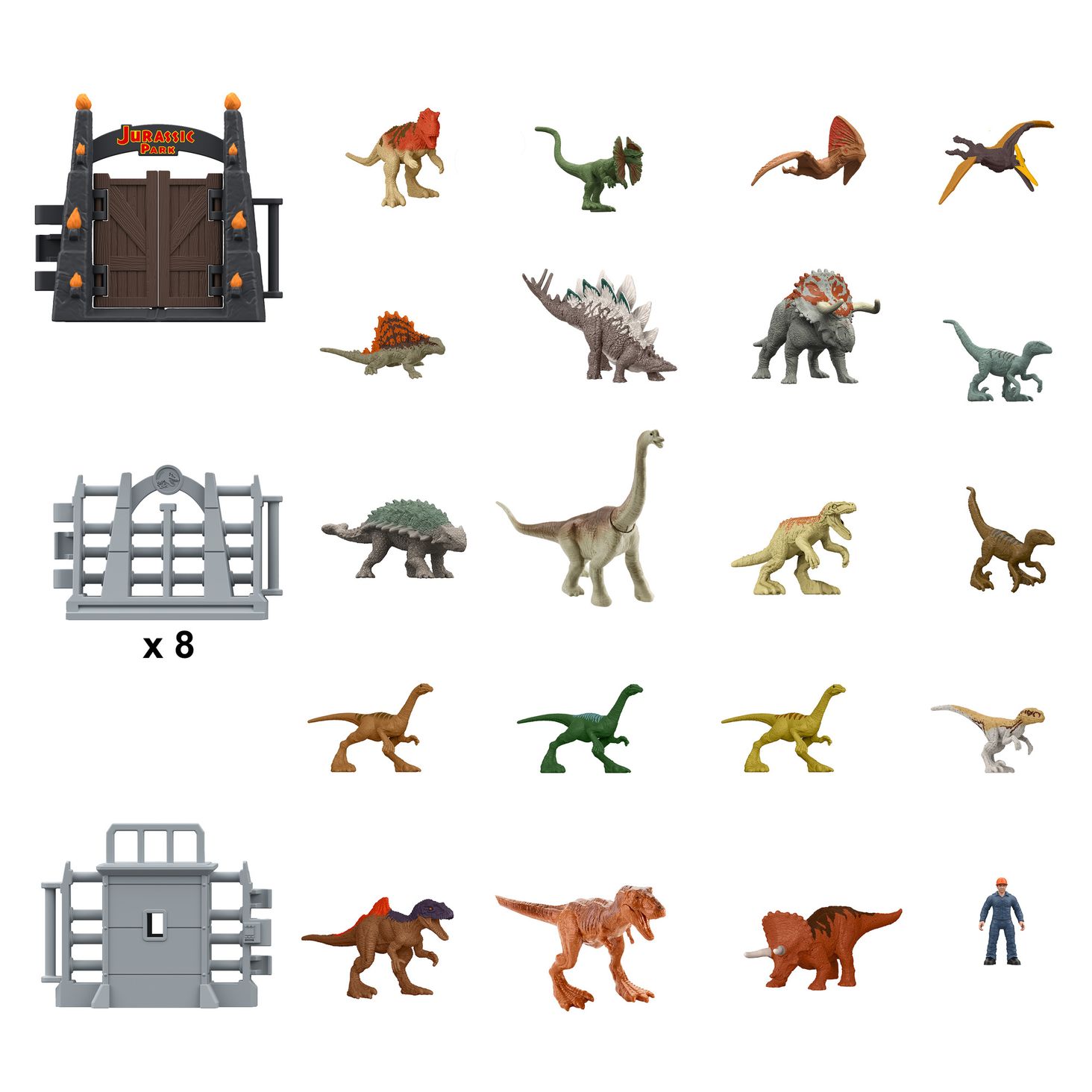 Mattel Mattel Jurassic World kalendarz adwentowy