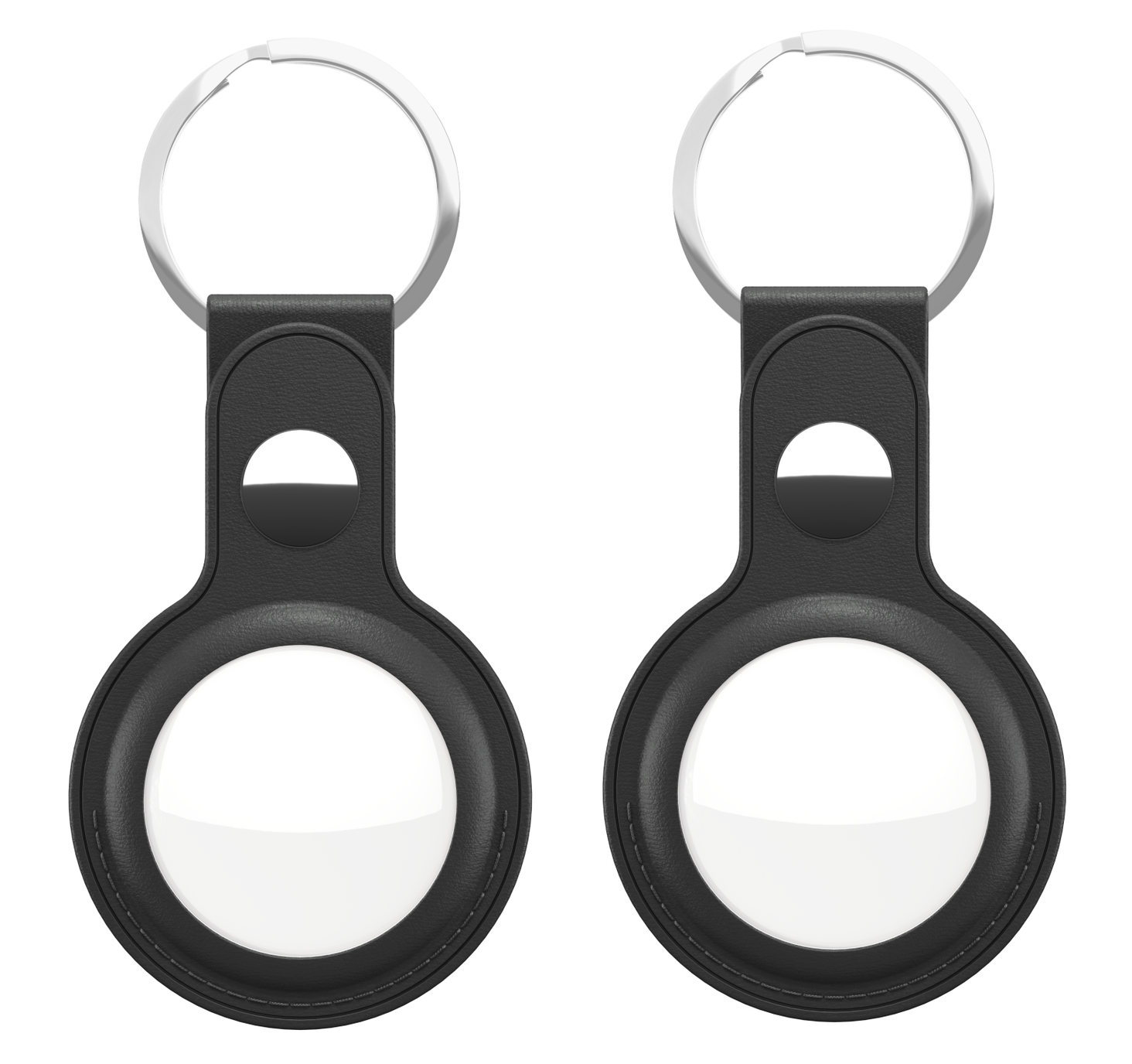 KeyBudz AirTag Keyring czarny 2szt.