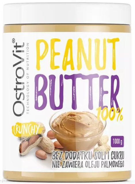 OSTROVIT PEANUT BUTTER 100% CRUNCHY 1000G