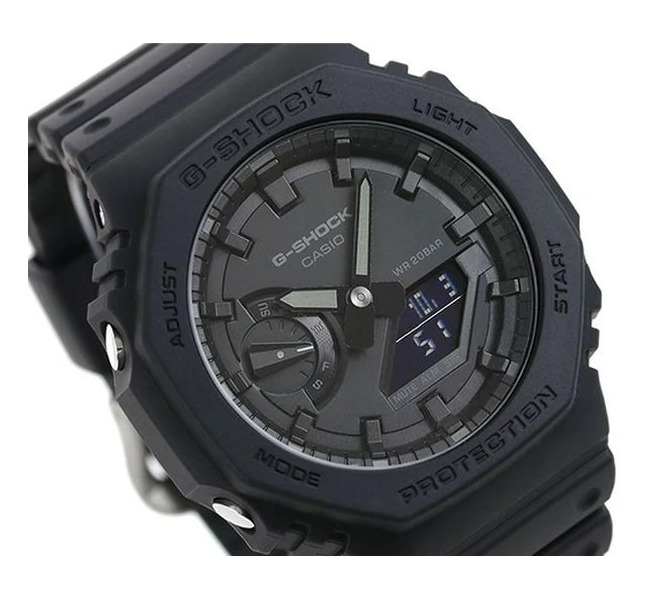 Casio GA-2100-1A1ER zbliżenie