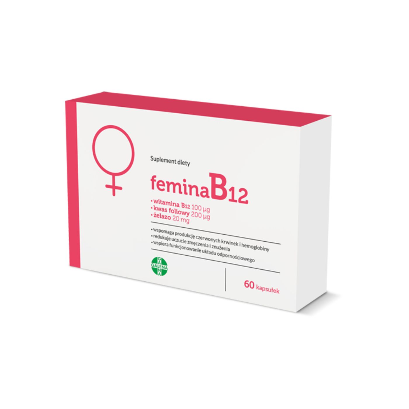 GALENA feminaB12 60kaps