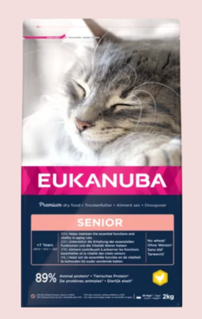 EUKANUBA SENIOR dla starszych kotów 2 kg
