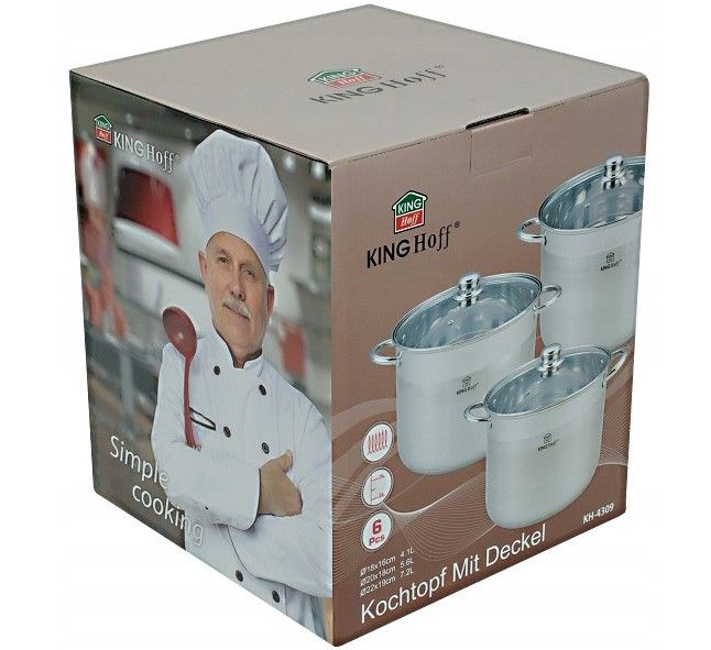 Kinghoff Zestaw Garnków 6El (Kh4309) -3