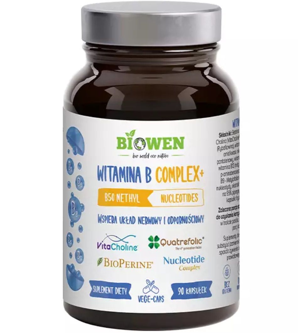 Biowen Witamina B Complex+ 90 kapsułek -1