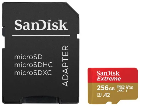 SanDisk microSDXC Extreme 256GB 190/130 MB/s - 3