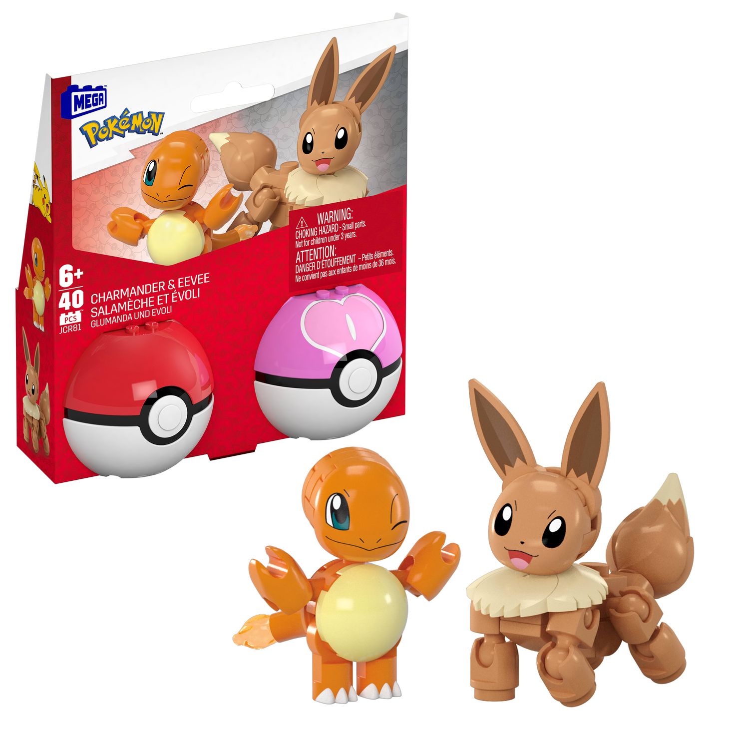 MEGA Klocki Pokemon Poke Ball 2-pak Figurki