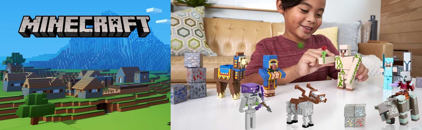 Minecraft Figurki podstawowe 2-pak Asortyment