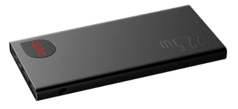 Baseus Powerbank Adaman Metal, 10000Mah, 22.5W (Czarny) - 1