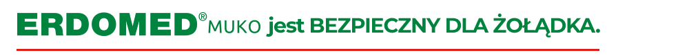 erdomed muko jest bezpieczny dla żołądka
