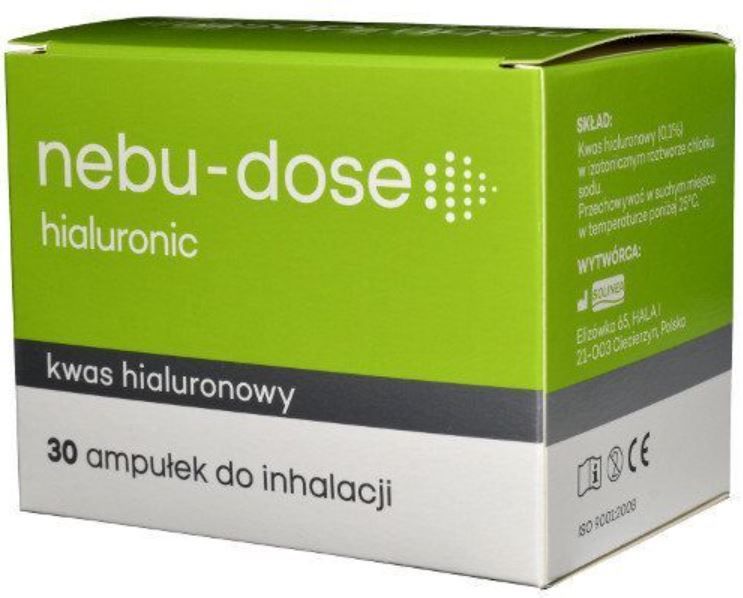 Nebu Dose Hialuronic Roztwór Do Inhalacji 30 Ampułek Opinie i ceny na