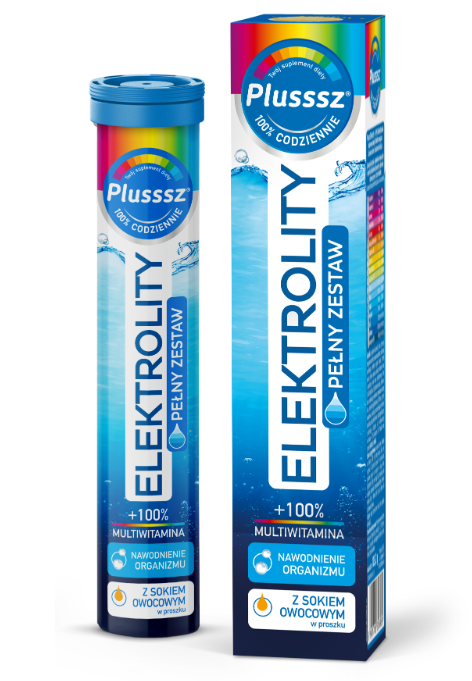 Plusssz Elektrolity + 100% Multiwitamina 24Tabl.
