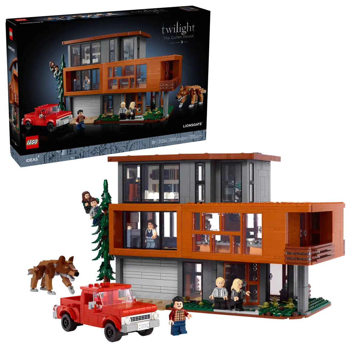 (LEGO Ideas 21354 Zmierzch — dom Cullenów