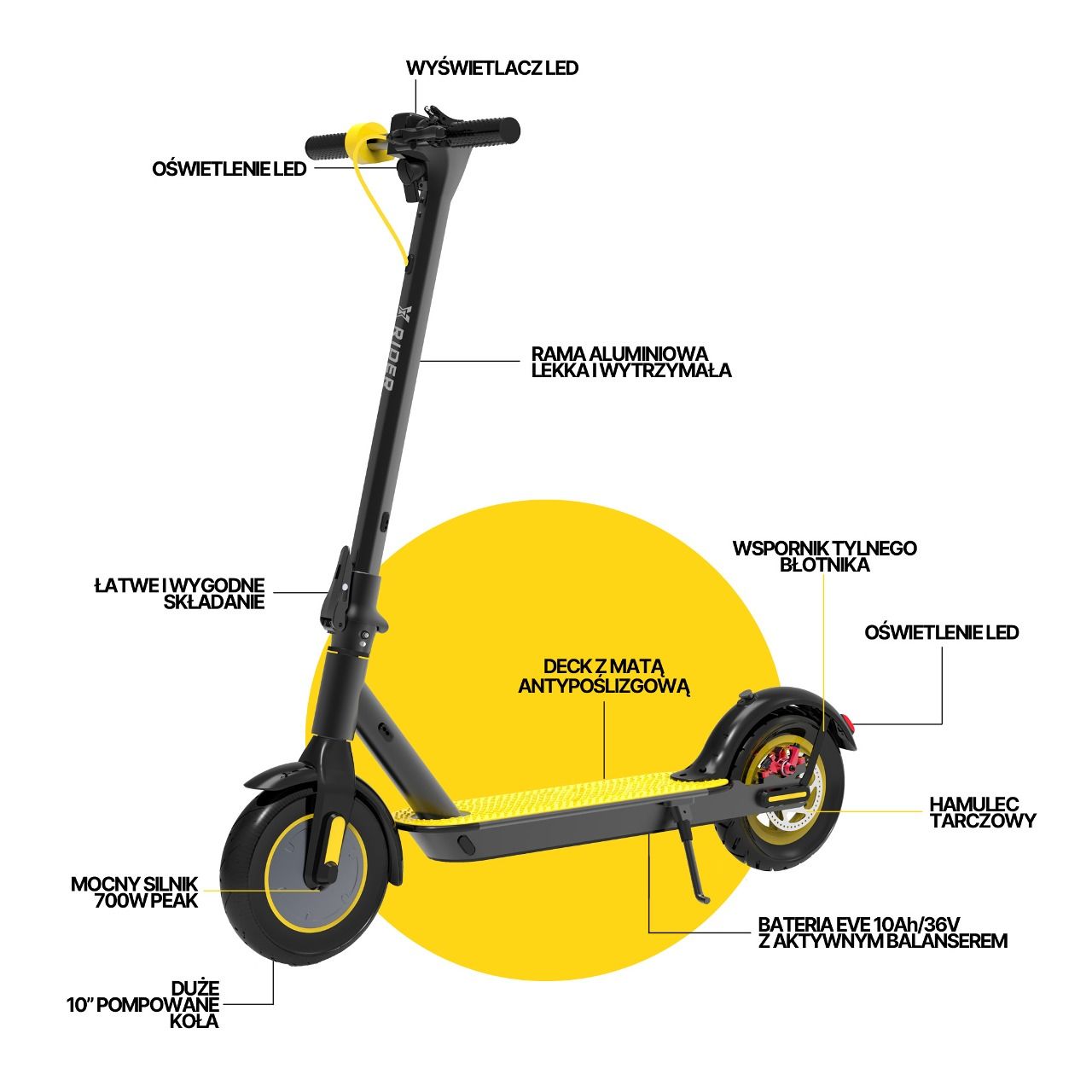 Manta XRIDER M10 Light+ - 2