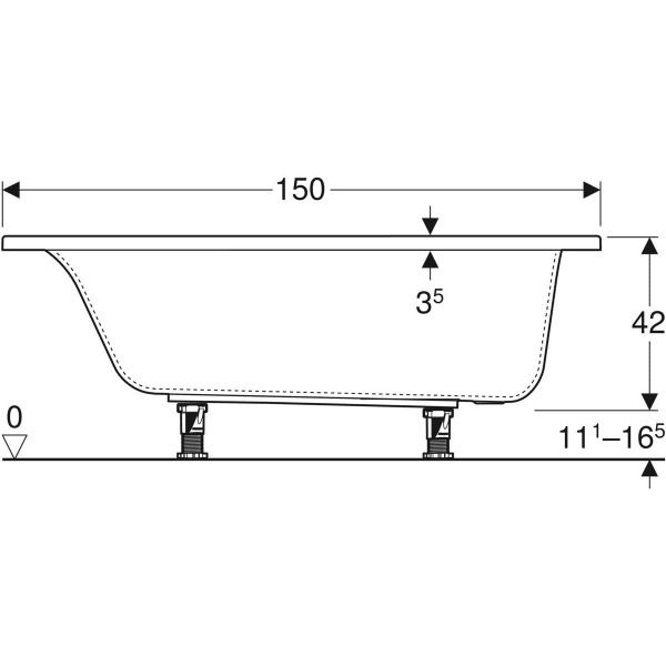 geberit rysunek techniczny