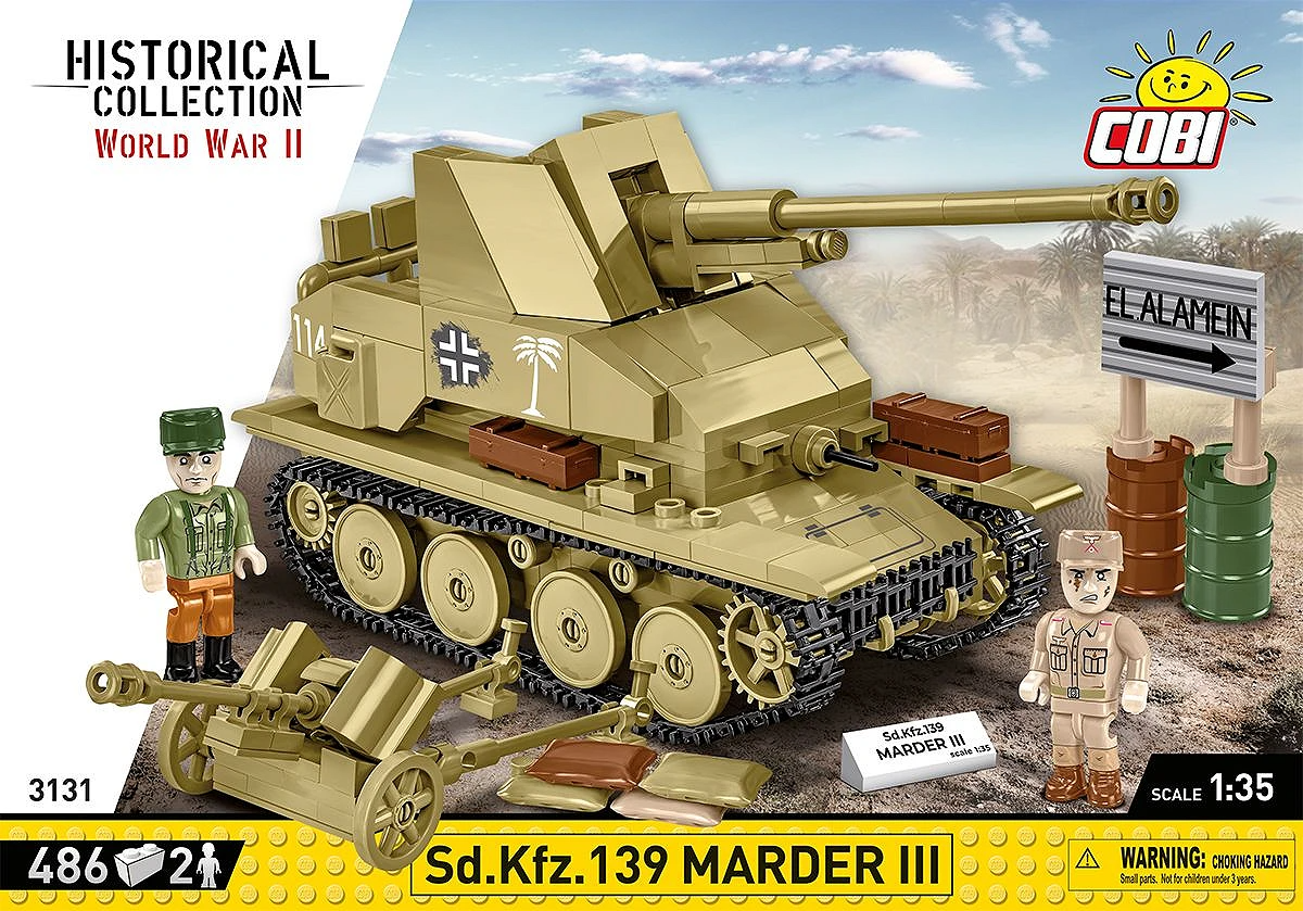 COBI Sd.Kfz.139 Marder III baner