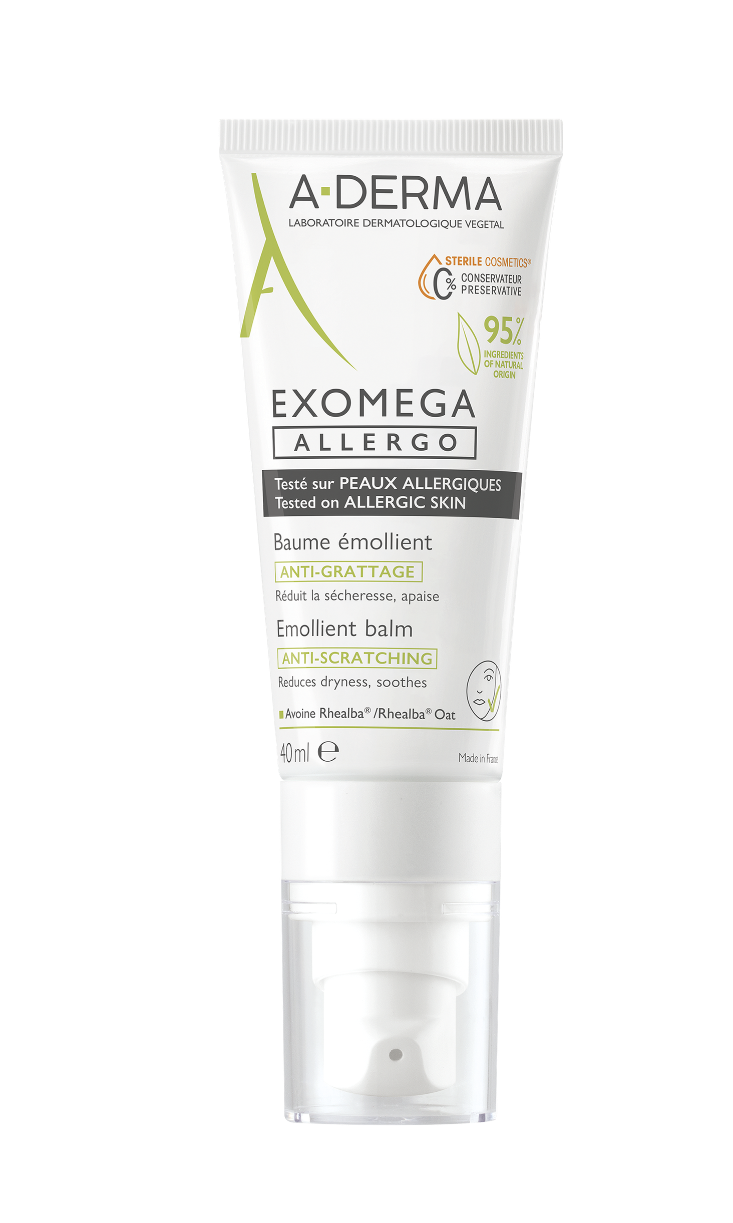 A-DERMA EXOMEGA ALLERGO Balsam emolient 40ml