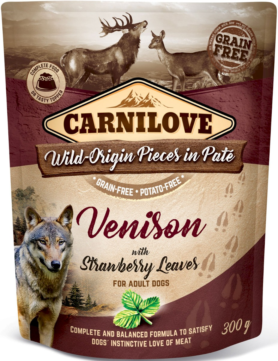 Carnilove Dog Pouch Venison&Strawberry produkt