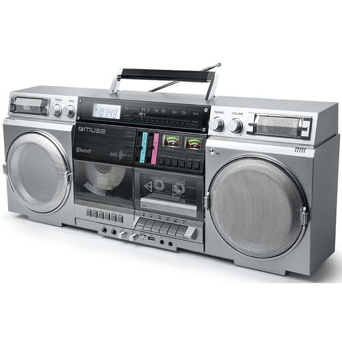 Radioodtwarzacz MUSE M-380 GBS Bluetooth Srebrny