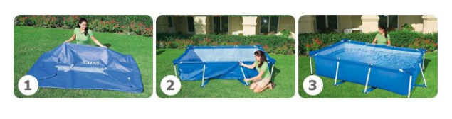 Intex Stelażowy Frame Pool 300x200x75cm 28272