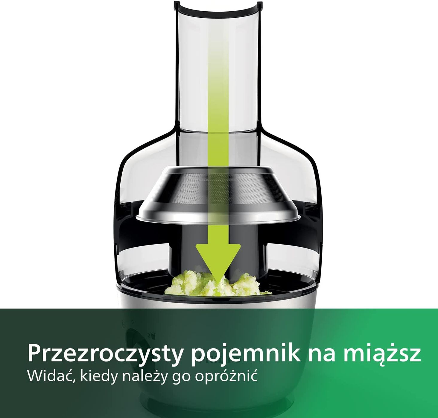 Sokowirówka Philips HR1921/20 1100 W srebrna - 2