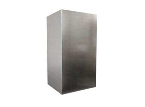 Globalo Przedłużka dolna do okapów Nidaro 60/90 Black Inox