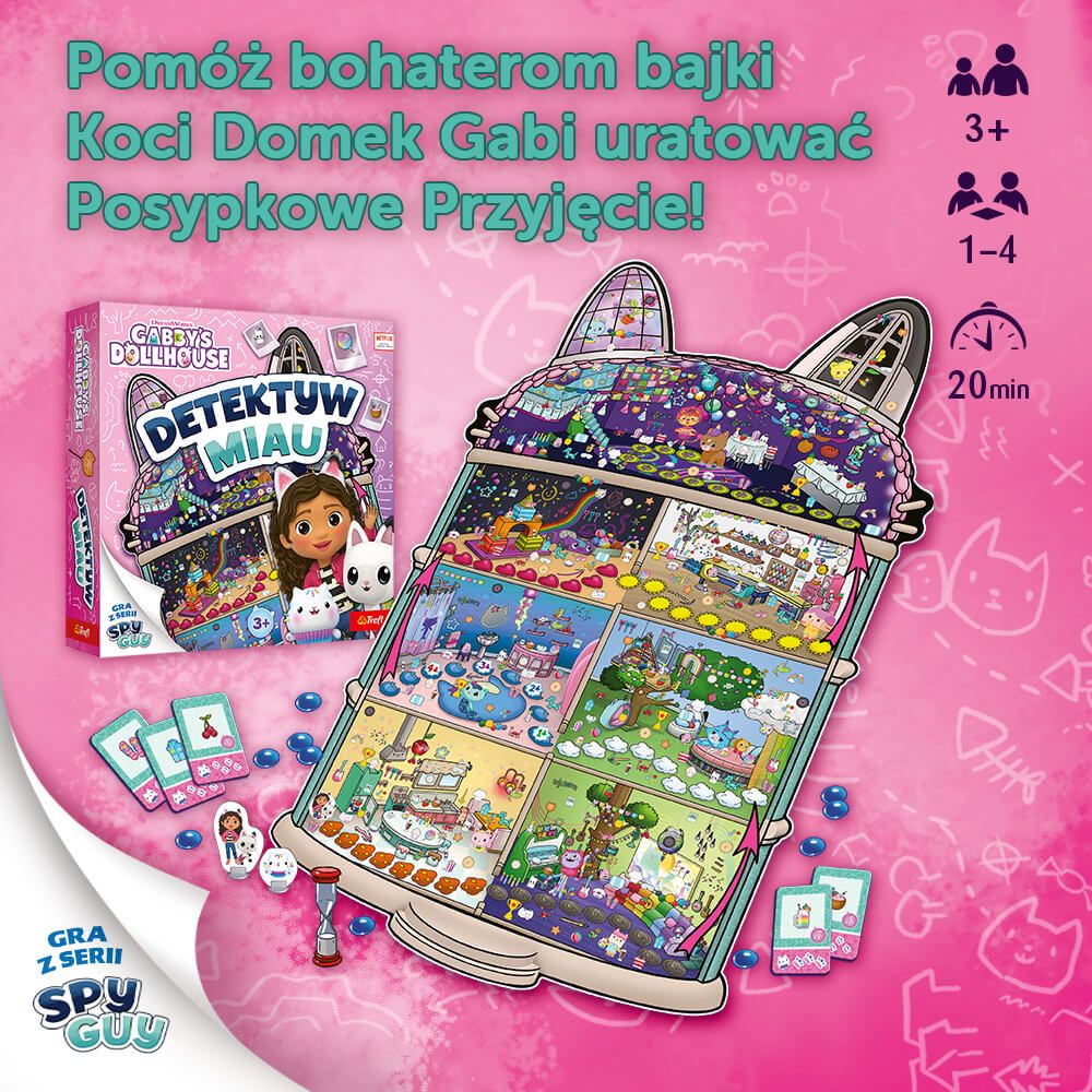Gra kooperacyjna Detektyw Miau - 1