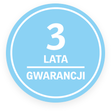 3 lata gwarancji