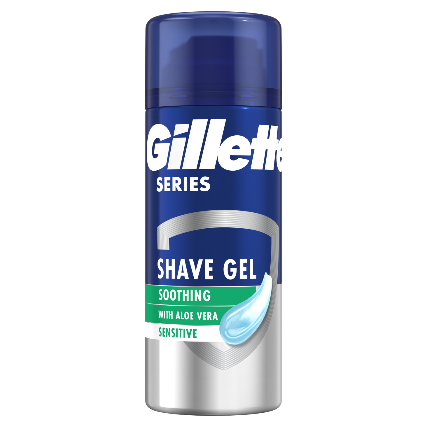 Gillette Series Kojący żel do golenia z aloesem, 75 ml